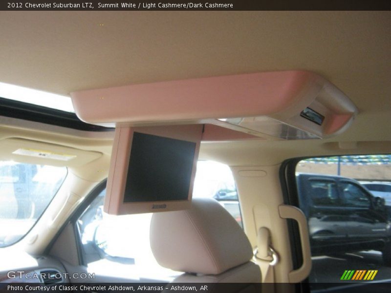 Summit White / Light Cashmere/Dark Cashmere 2012 Chevrolet Suburban LTZ