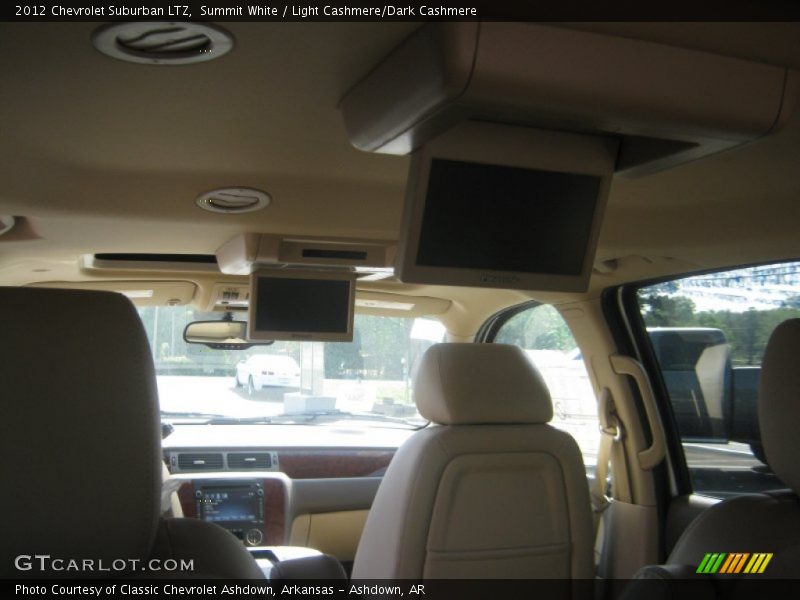 Summit White / Light Cashmere/Dark Cashmere 2012 Chevrolet Suburban LTZ