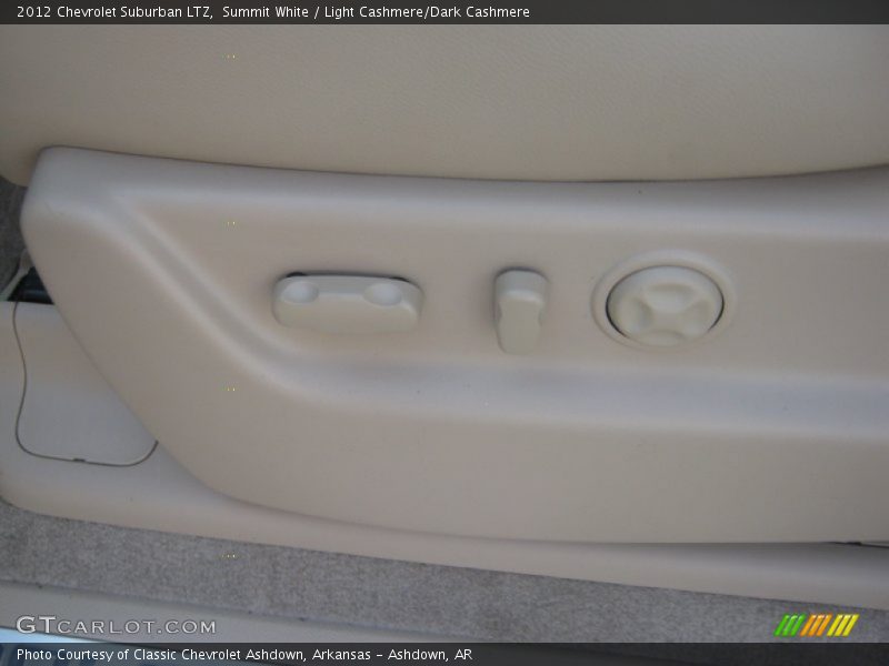 Summit White / Light Cashmere/Dark Cashmere 2012 Chevrolet Suburban LTZ
