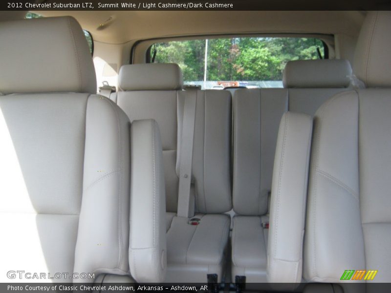 Summit White / Light Cashmere/Dark Cashmere 2012 Chevrolet Suburban LTZ