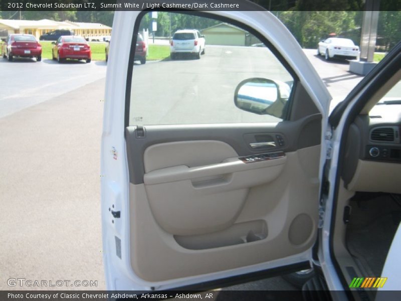 Summit White / Light Cashmere/Dark Cashmere 2012 Chevrolet Suburban LTZ