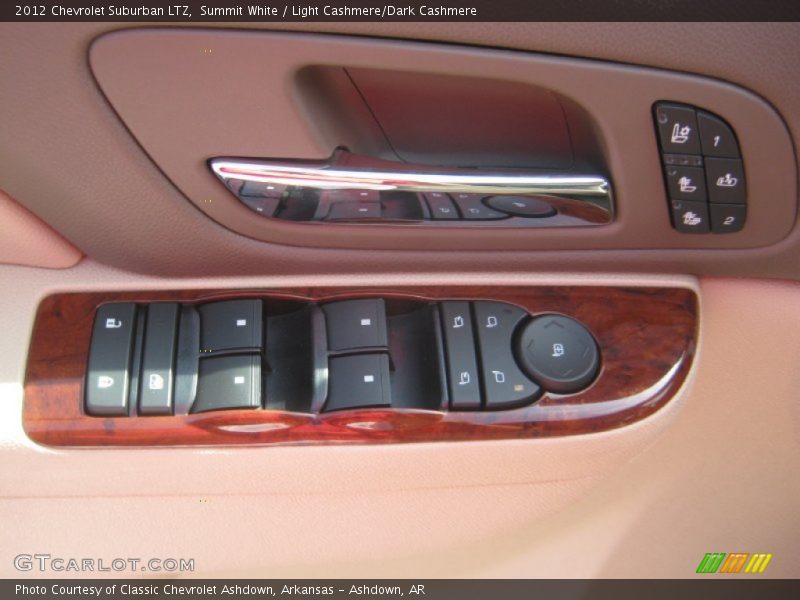 Summit White / Light Cashmere/Dark Cashmere 2012 Chevrolet Suburban LTZ