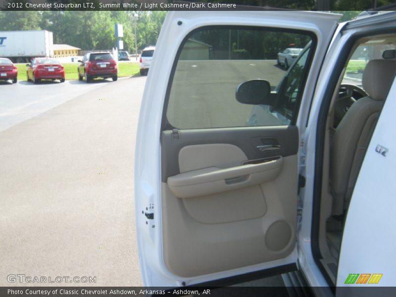 Summit White / Light Cashmere/Dark Cashmere 2012 Chevrolet Suburban LTZ