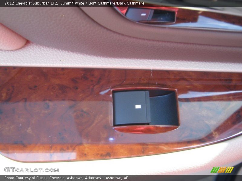 Summit White / Light Cashmere/Dark Cashmere 2012 Chevrolet Suburban LTZ