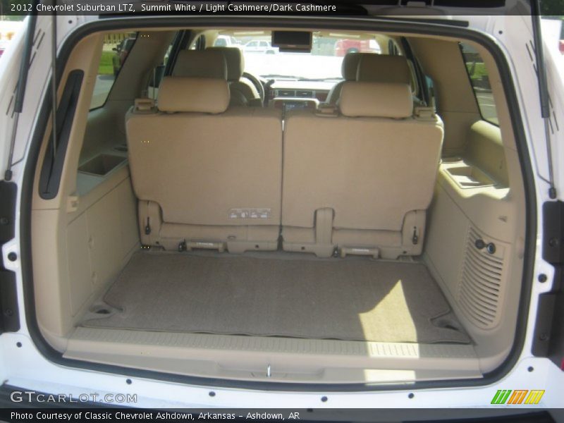 Summit White / Light Cashmere/Dark Cashmere 2012 Chevrolet Suburban LTZ