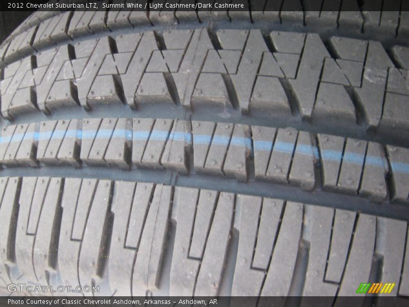 Summit White / Light Cashmere/Dark Cashmere 2012 Chevrolet Suburban LTZ