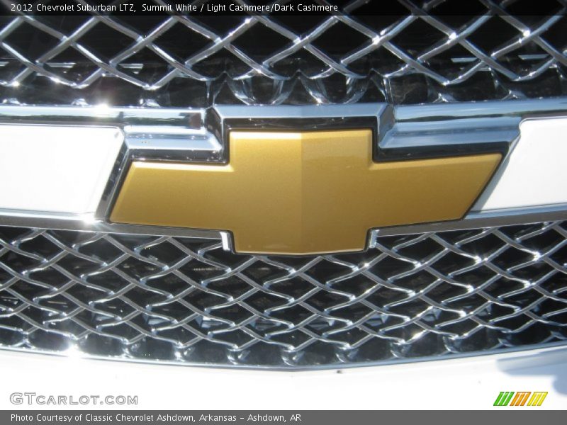 Summit White / Light Cashmere/Dark Cashmere 2012 Chevrolet Suburban LTZ