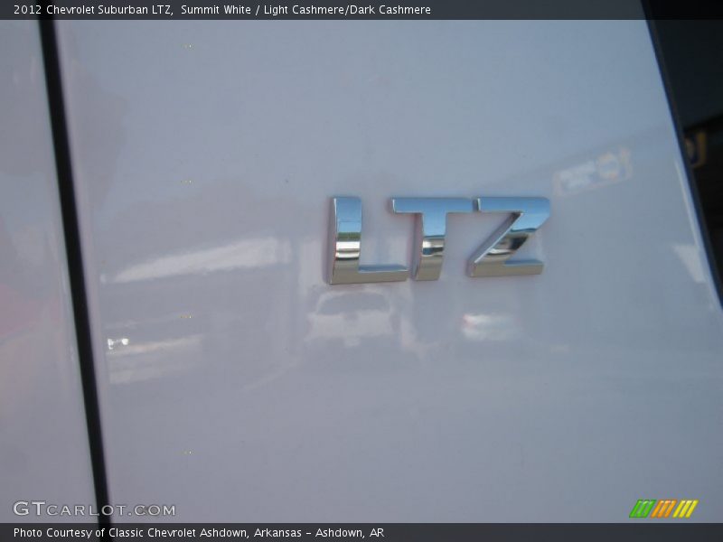 Summit White / Light Cashmere/Dark Cashmere 2012 Chevrolet Suburban LTZ