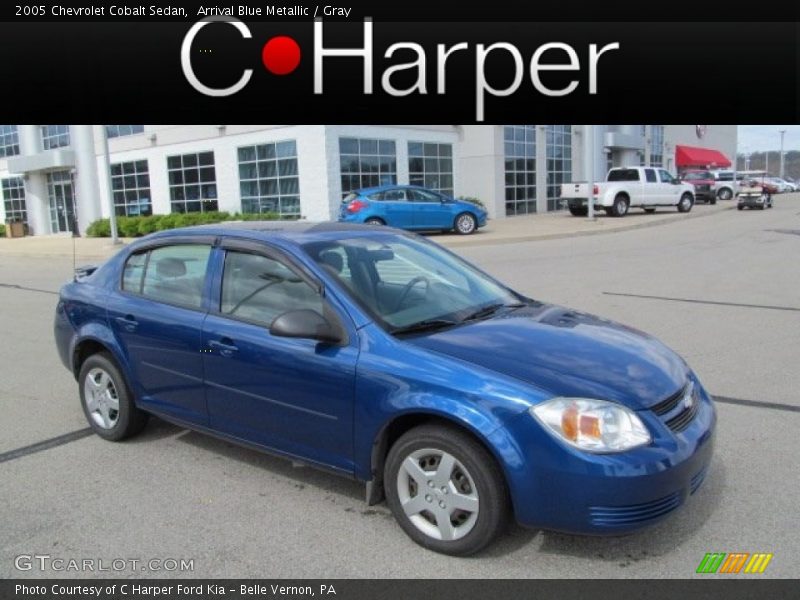 Arrival Blue Metallic / Gray 2005 Chevrolet Cobalt Sedan