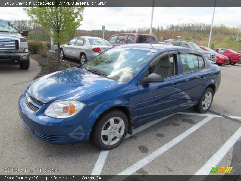 Arrival Blue Metallic / Gray 2005 Chevrolet Cobalt Sedan