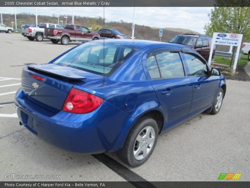 Arrival Blue Metallic / Gray 2005 Chevrolet Cobalt Sedan