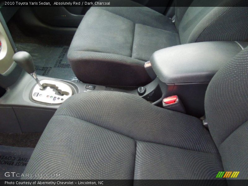 Absolutely Red / Dark Charcoal 2010 Toyota Yaris Sedan