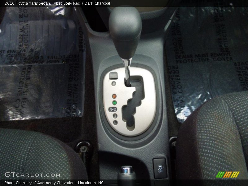 Absolutely Red / Dark Charcoal 2010 Toyota Yaris Sedan