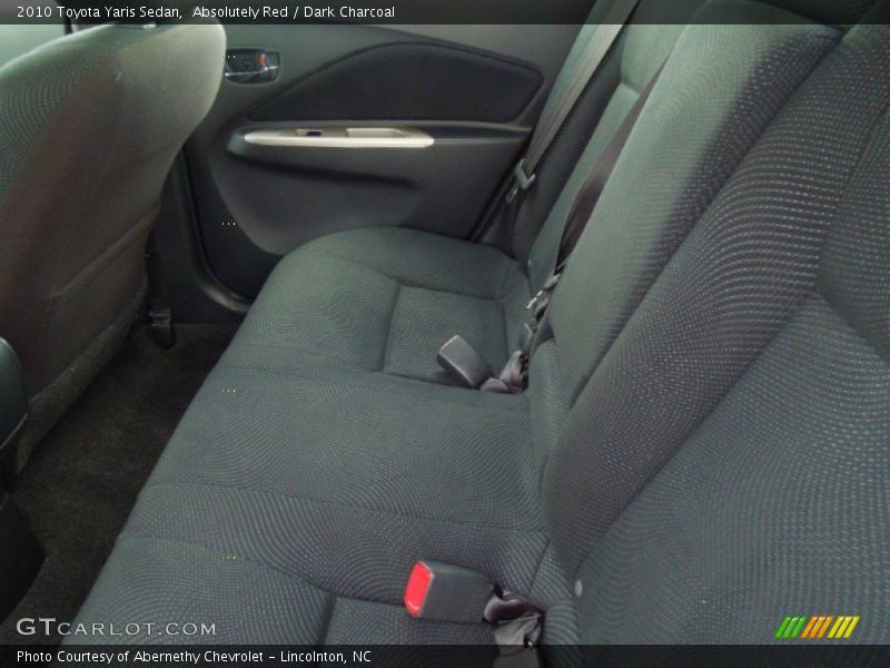 Absolutely Red / Dark Charcoal 2010 Toyota Yaris Sedan