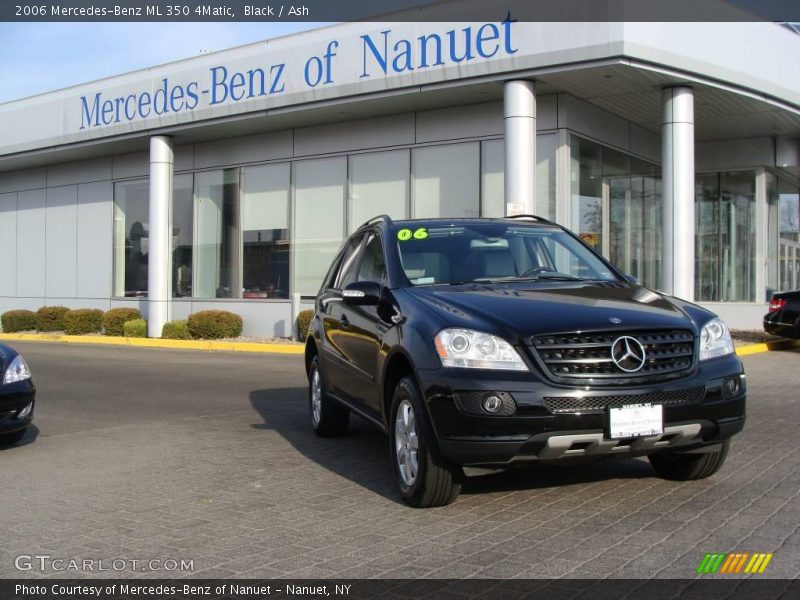 Black / Ash 2006 Mercedes-Benz ML 350 4Matic