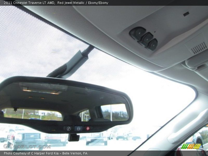 Red Jewel Metallic / Ebony/Ebony 2011 Chevrolet Traverse LT AWD