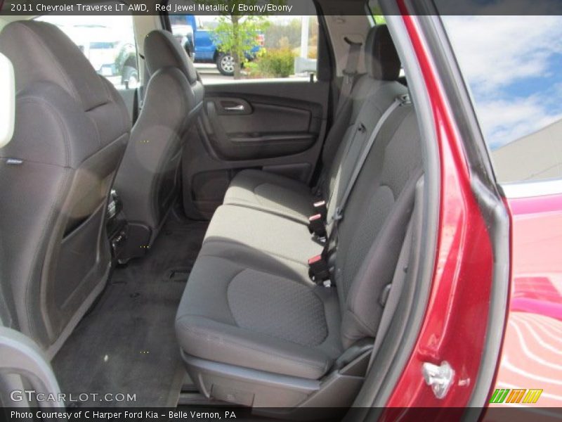 Red Jewel Metallic / Ebony/Ebony 2011 Chevrolet Traverse LT AWD