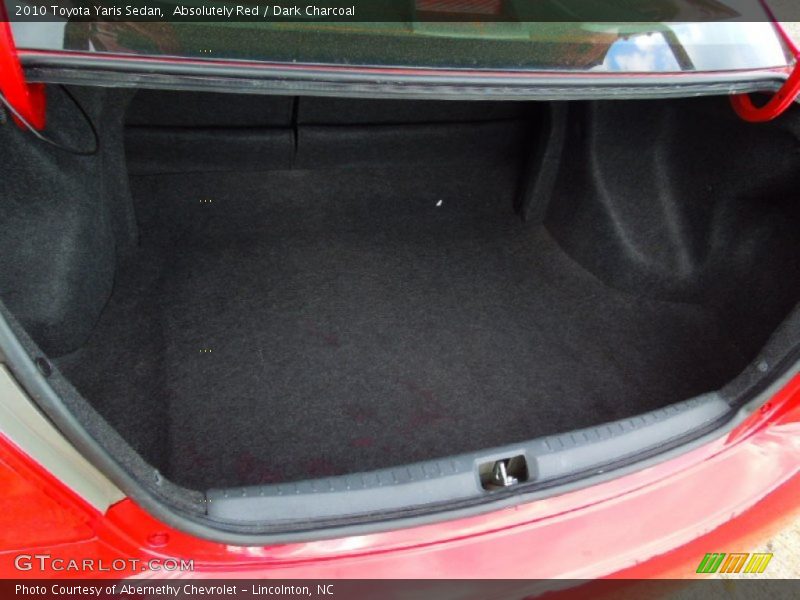 Absolutely Red / Dark Charcoal 2010 Toyota Yaris Sedan