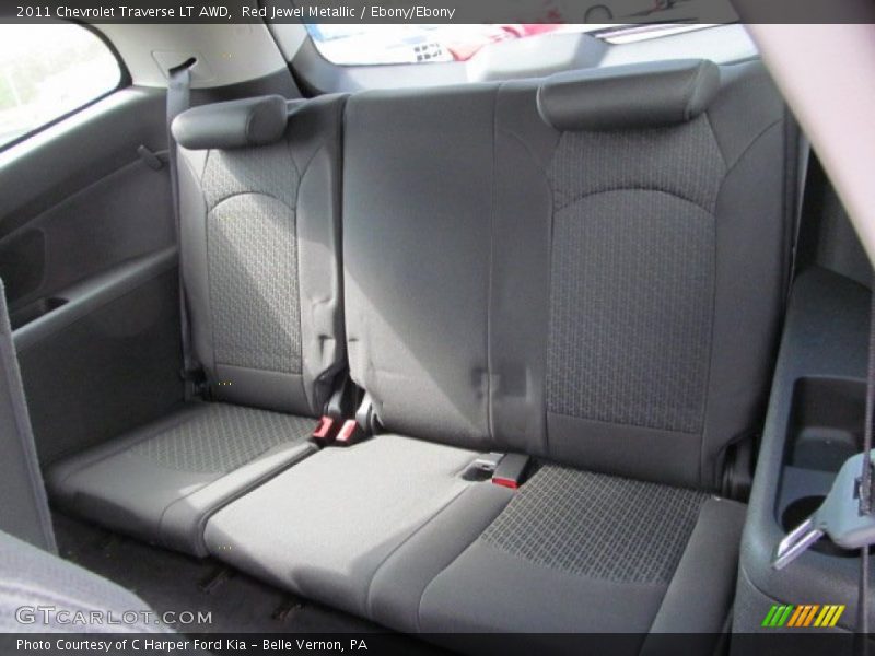 Red Jewel Metallic / Ebony/Ebony 2011 Chevrolet Traverse LT AWD
