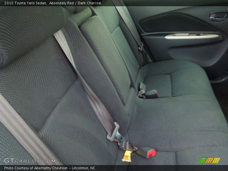 Absolutely Red / Dark Charcoal 2010 Toyota Yaris Sedan