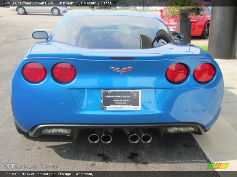 Jetstream Blue Metallic / Sienna 2008 Chevrolet Corvette Z06