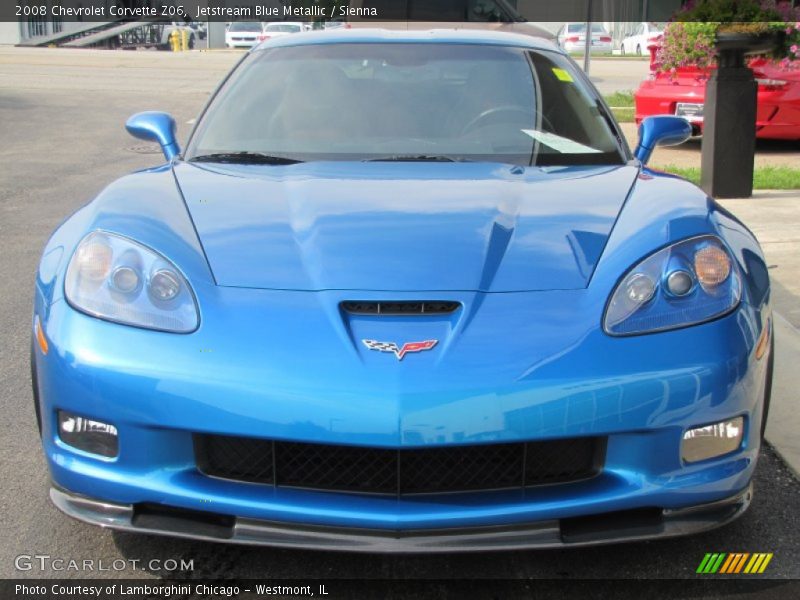 Jetstream Blue Metallic / Sienna 2008 Chevrolet Corvette Z06