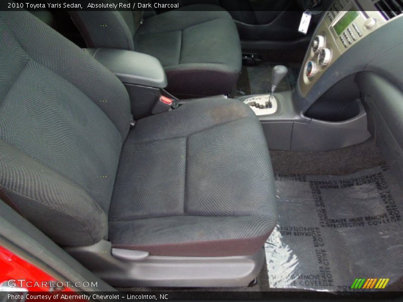 Absolutely Red / Dark Charcoal 2010 Toyota Yaris Sedan