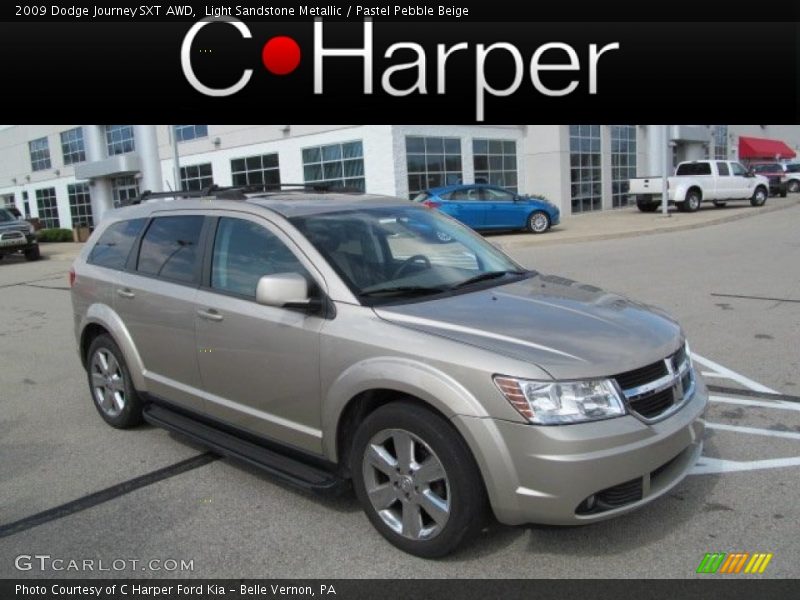 Light Sandstone Metallic / Pastel Pebble Beige 2009 Dodge Journey SXT AWD