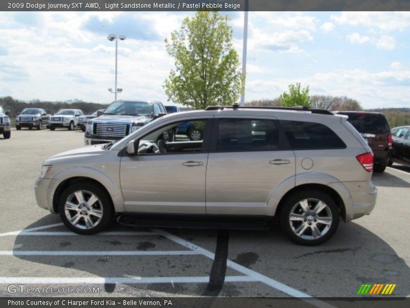 Light Sandstone Metallic / Pastel Pebble Beige 2009 Dodge Journey SXT AWD