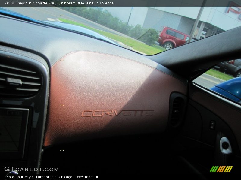 Jetstream Blue Metallic / Sienna 2008 Chevrolet Corvette Z06
