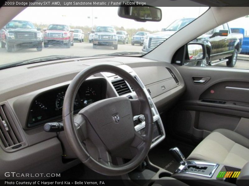 Light Sandstone Metallic / Pastel Pebble Beige 2009 Dodge Journey SXT AWD