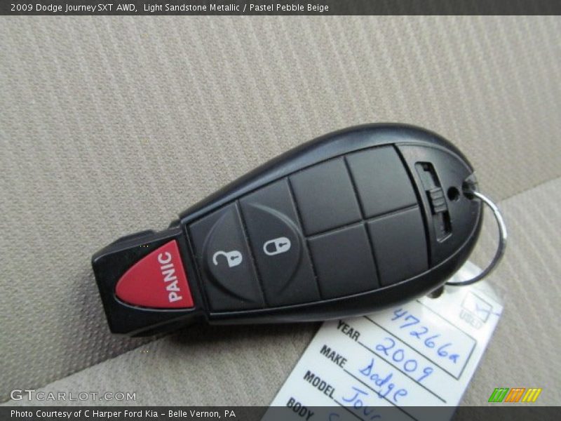 Light Sandstone Metallic / Pastel Pebble Beige 2009 Dodge Journey SXT AWD