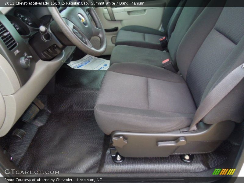 Summit White / Dark Titanium 2011 Chevrolet Silverado 1500 LS Regular Cab