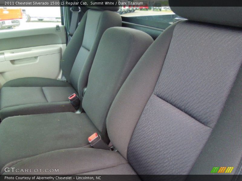 Summit White / Dark Titanium 2011 Chevrolet Silverado 1500 LS Regular Cab