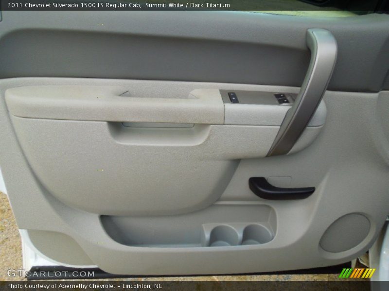 Summit White / Dark Titanium 2011 Chevrolet Silverado 1500 LS Regular Cab