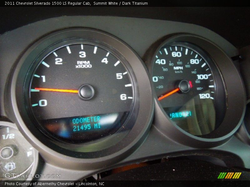 Summit White / Dark Titanium 2011 Chevrolet Silverado 1500 LS Regular Cab