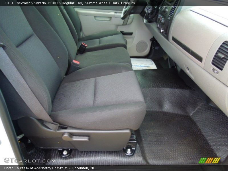 Summit White / Dark Titanium 2011 Chevrolet Silverado 1500 LS Regular Cab