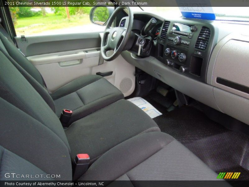 Summit White / Dark Titanium 2011 Chevrolet Silverado 1500 LS Regular Cab