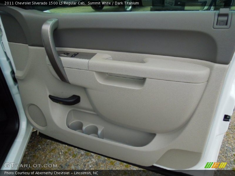 Summit White / Dark Titanium 2011 Chevrolet Silverado 1500 LS Regular Cab