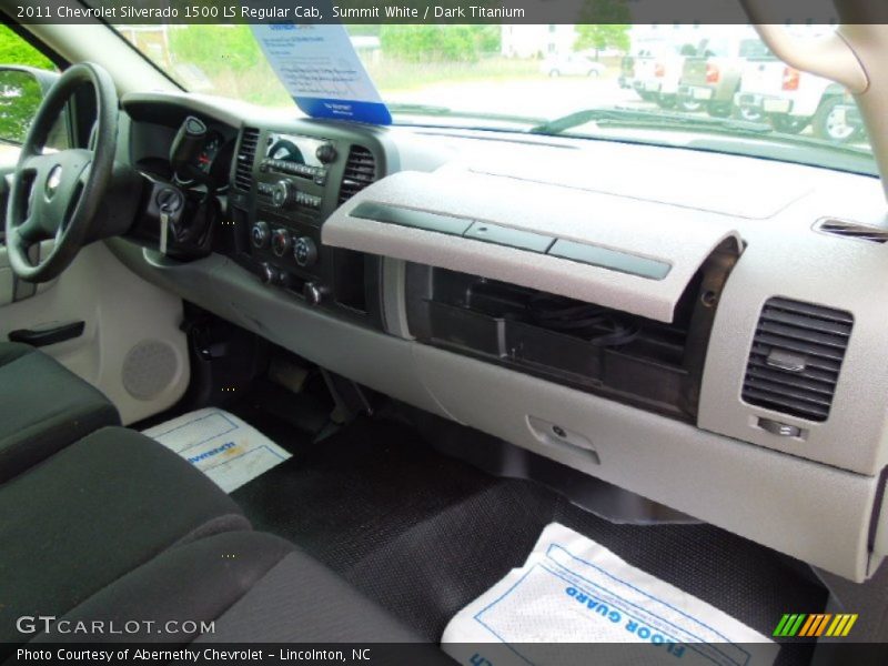 Summit White / Dark Titanium 2011 Chevrolet Silverado 1500 LS Regular Cab