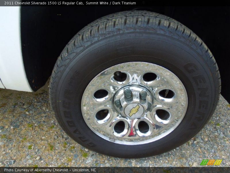 Summit White / Dark Titanium 2011 Chevrolet Silverado 1500 LS Regular Cab