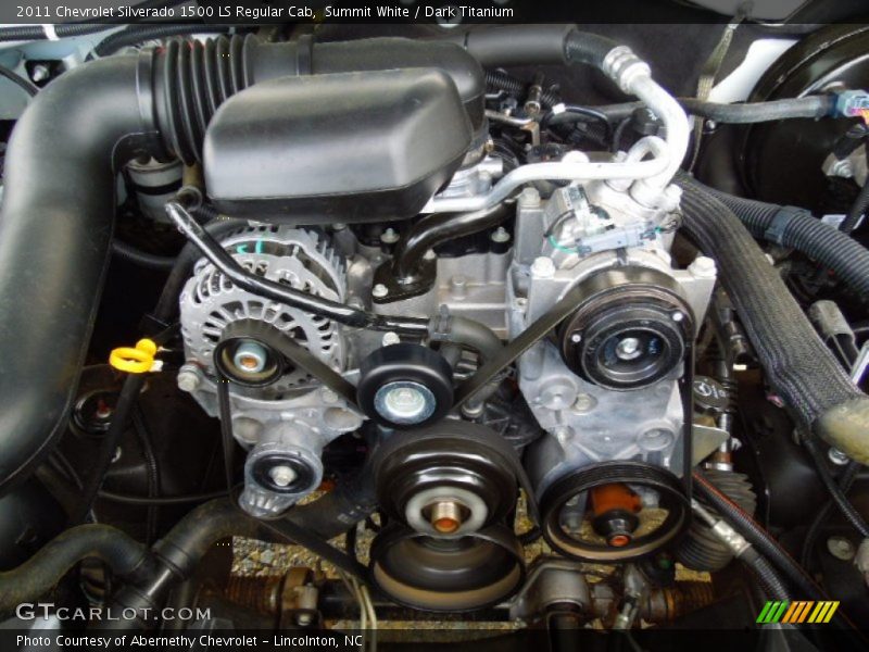 Summit White / Dark Titanium 2011 Chevrolet Silverado 1500 LS Regular Cab