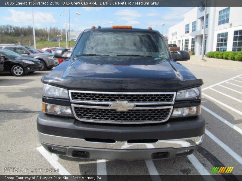 Dark Blue Metallic / Medium Gray 2005 Chevrolet Silverado 2500HD LS Crew Cab 4x4