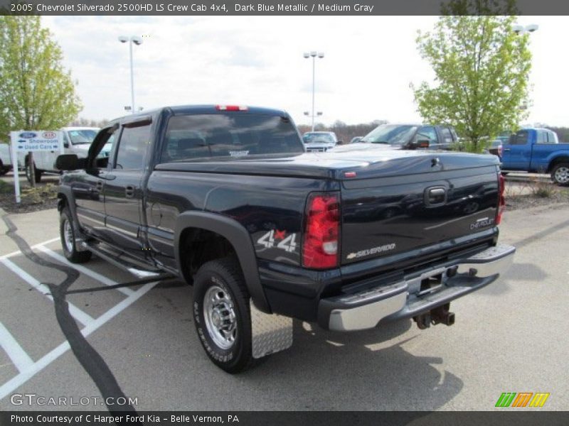 Dark Blue Metallic / Medium Gray 2005 Chevrolet Silverado 2500HD LS Crew Cab 4x4