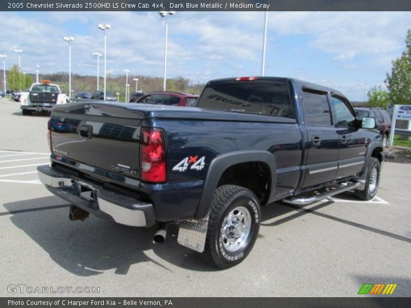 Dark Blue Metallic / Medium Gray 2005 Chevrolet Silverado 2500HD LS Crew Cab 4x4