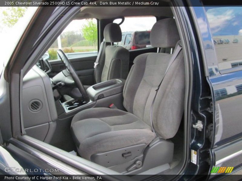 Dark Blue Metallic / Medium Gray 2005 Chevrolet Silverado 2500HD LS Crew Cab 4x4