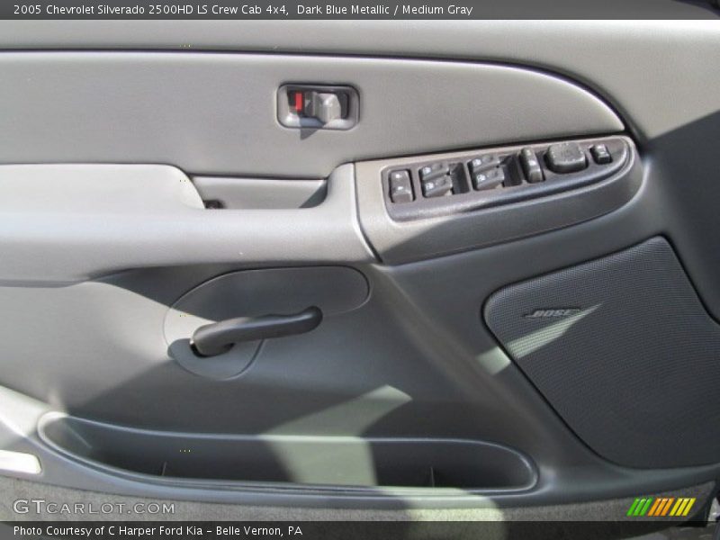 Dark Blue Metallic / Medium Gray 2005 Chevrolet Silverado 2500HD LS Crew Cab 4x4