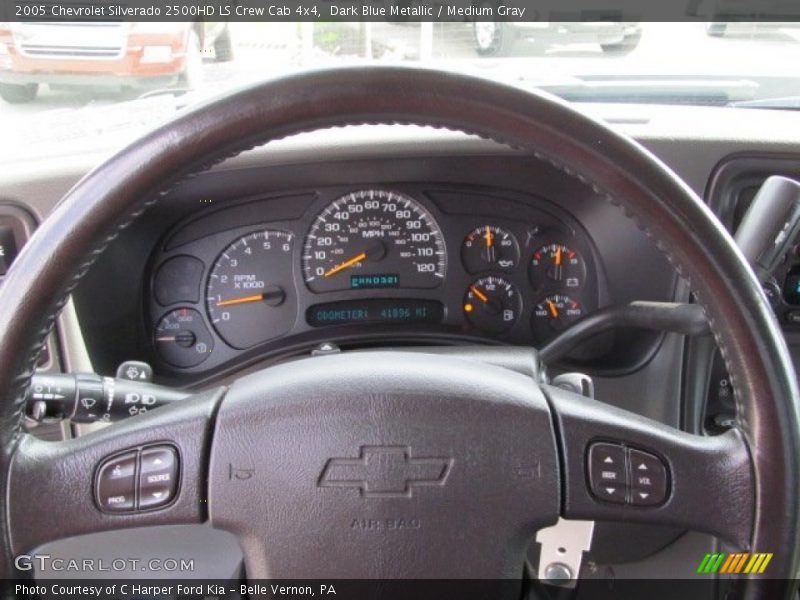 Dark Blue Metallic / Medium Gray 2005 Chevrolet Silverado 2500HD LS Crew Cab 4x4