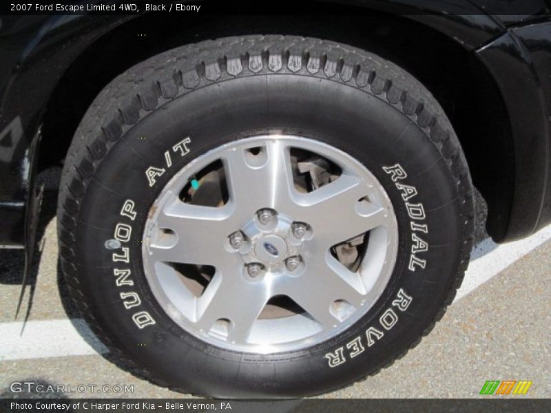 Black / Ebony 2007 Ford Escape Limited 4WD