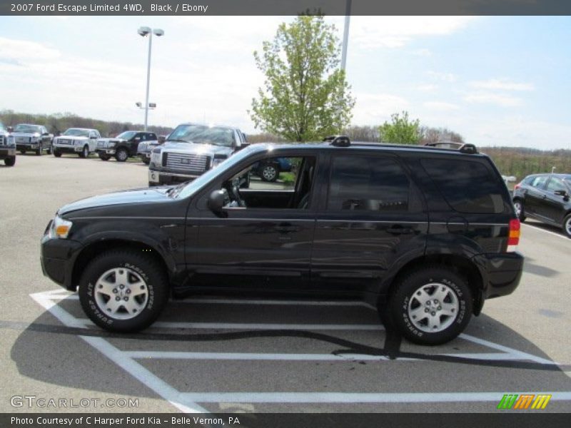 Black / Ebony 2007 Ford Escape Limited 4WD